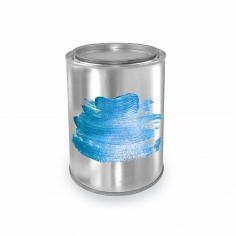 Краска для печати Голубой металлик (шелк)