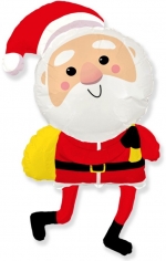 Шар Фигура, Дед Мороз с подарками (в упаковке) 