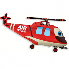 Шар Мини-фигура Вертолет спасательный / Rescue Helicopter (в упаковке)