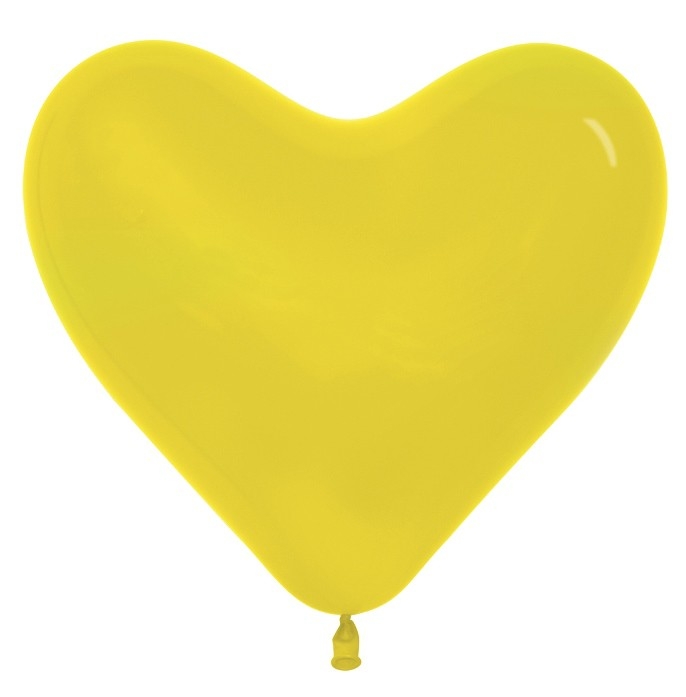 Сердце Жёлтый, Пастель / Yellow